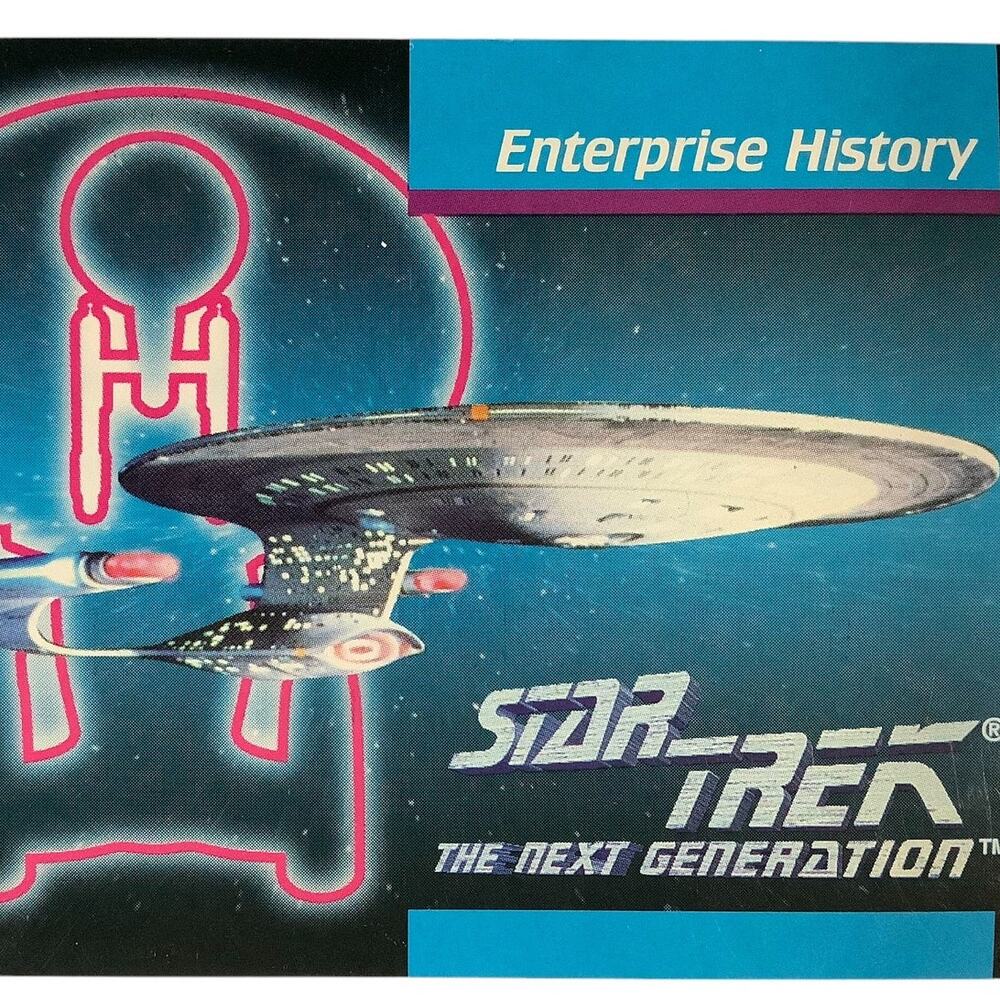 Enterprise History, Star Trek, The Next Generation, 1992, Impel Card No.044